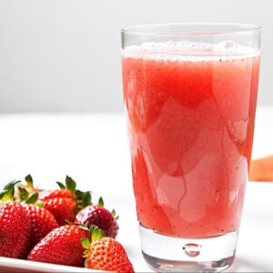 Copo de suco Morango